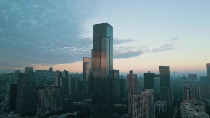 航拍深圳湾科技创新中心