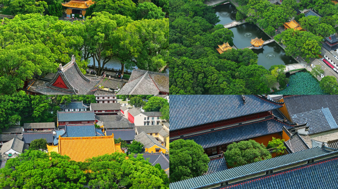 寺院寺庙古建筑园林普陀山法雨寺普济寺