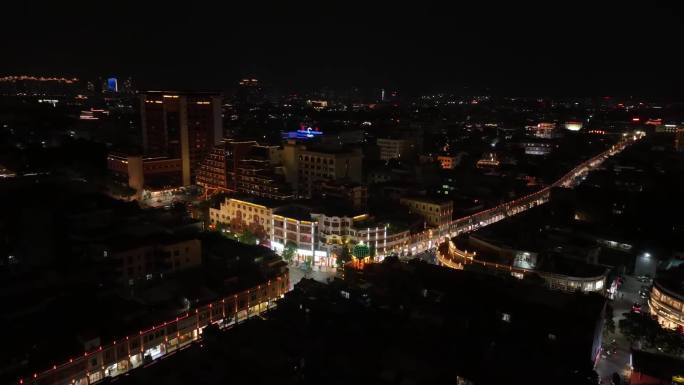 福建省泉州市中山路夜景