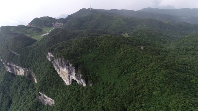 重庆南川：航拍金佛山金龟朝阳景区