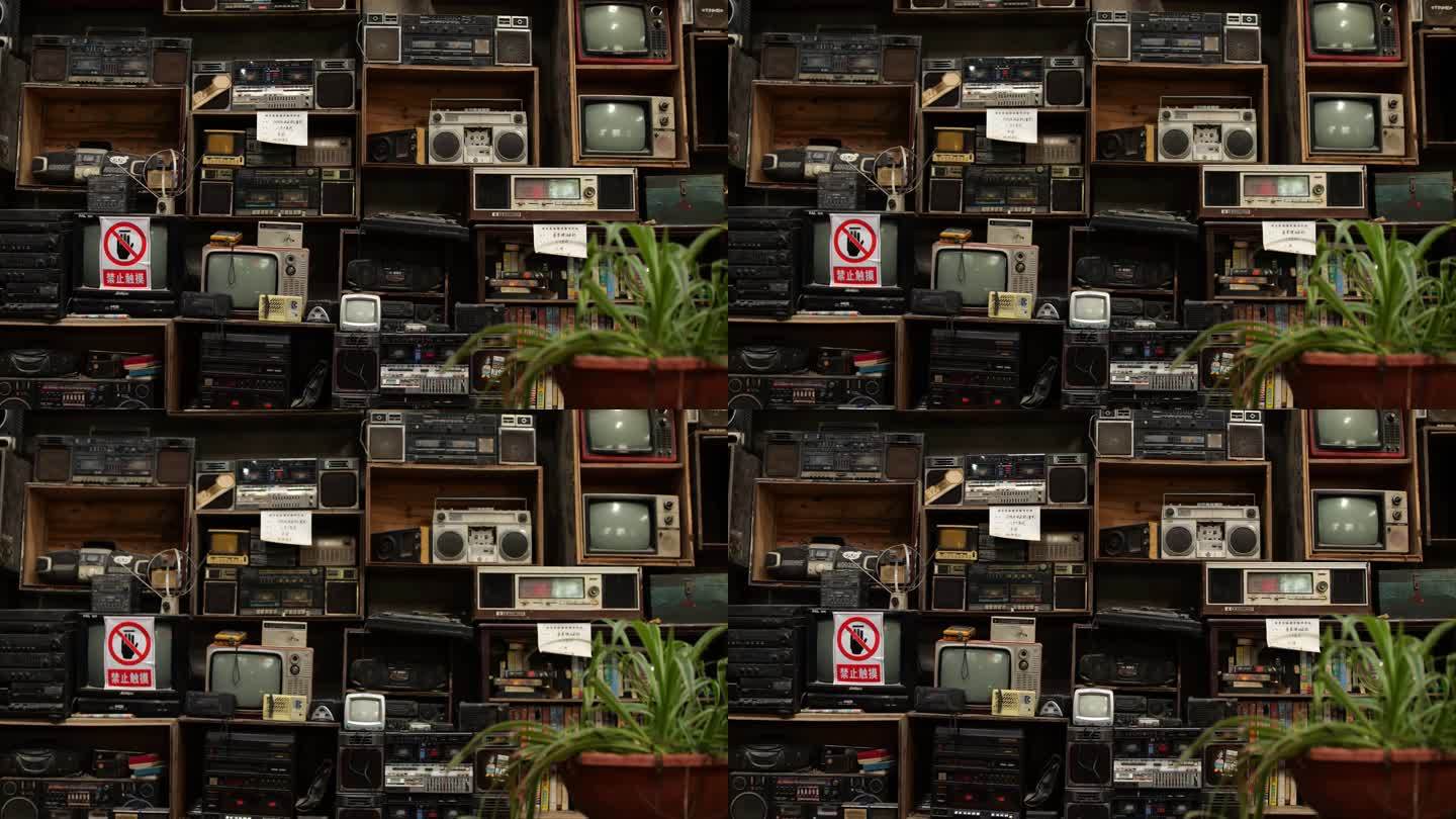 八九十年代电视收音机4K实拍