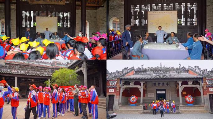 学校红色研学粤东会馆参观