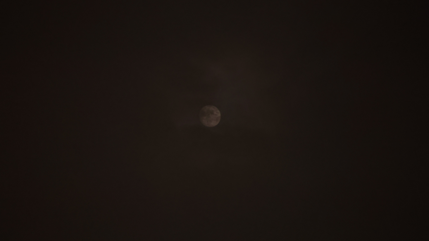 夜晚月亮延时素材6