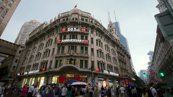 上海南京路商业商街