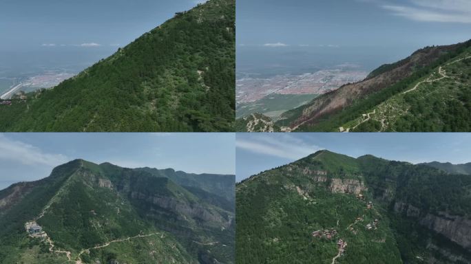 北岳恒山4K航拍视频