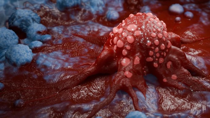 癌细胞vis细胞通道细菌粒子