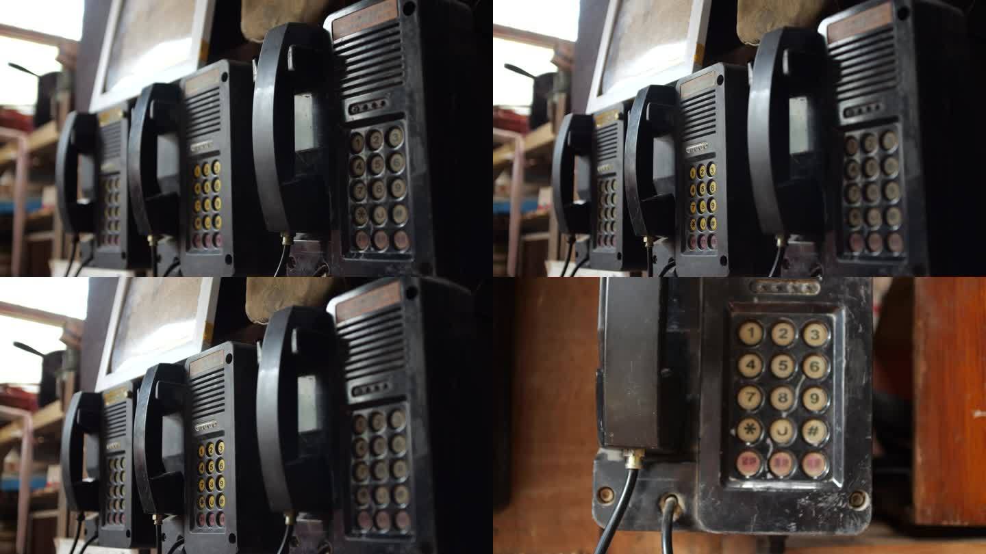 上个世纪老式电话机4K实拍