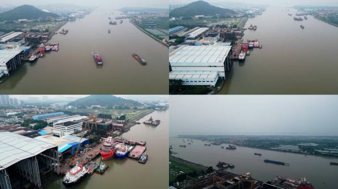 珠江入口水道亚运村片区造船厂