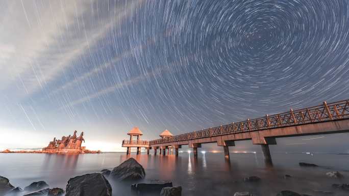 【4K】烟台养马岛星空延时摄影