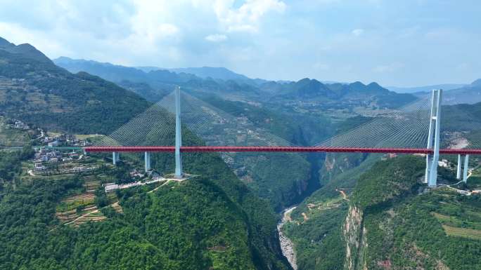 北盘江大桥航拍，世界第一高桥