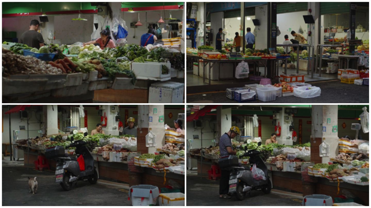城中村菜市场