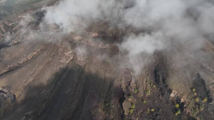 大同云州火山云海4K航拍视频