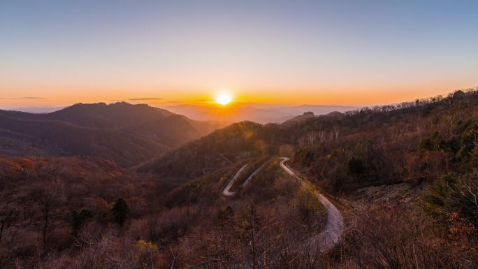 天桥沟日出