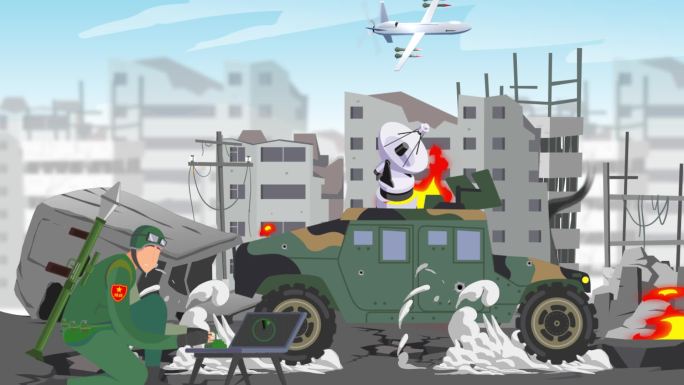 MG卡通战争——无人机战场