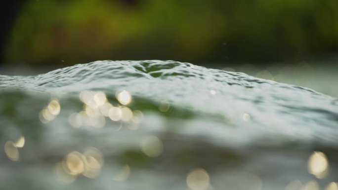 溪水 流水 流淌 水花 水泡