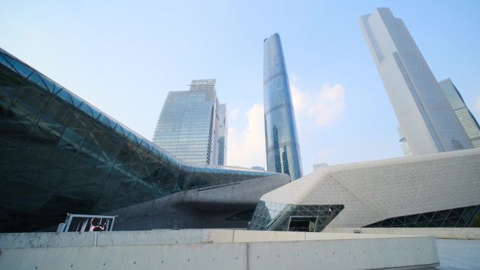 广州大剧院珠江新城 高楼大厦 建筑群