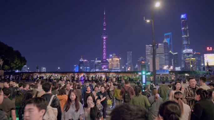 城市 上海 外滩 夜景