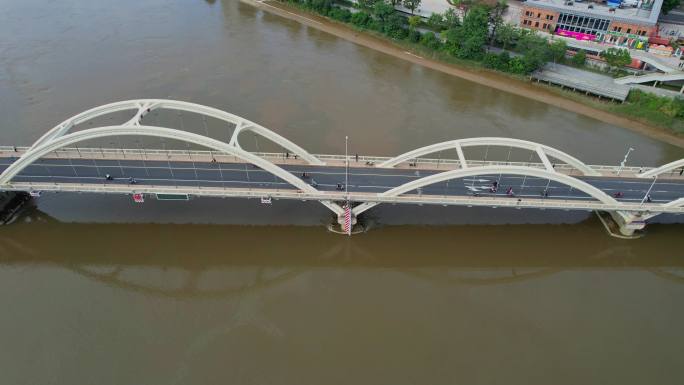 航拍福州解放大桥