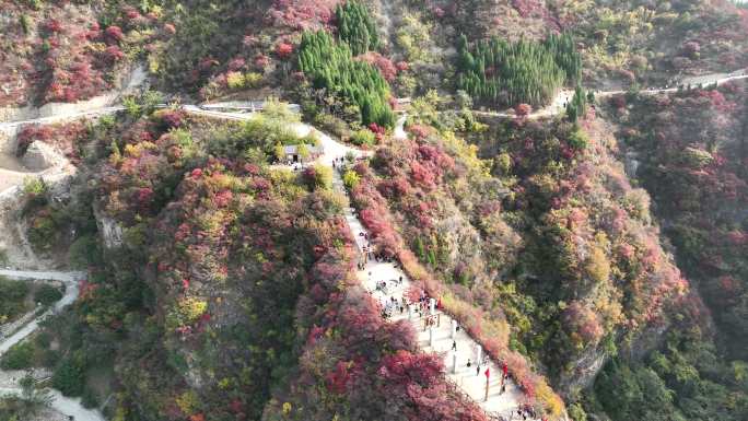 山东青州天赐山风景区4K航拍