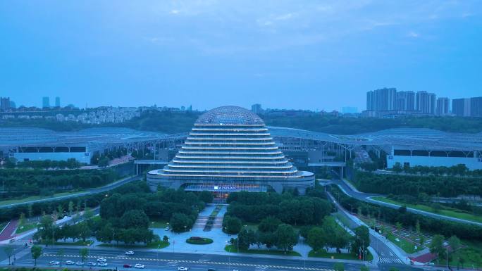 重庆国博中心悦来国际会展中心蓝调时刻