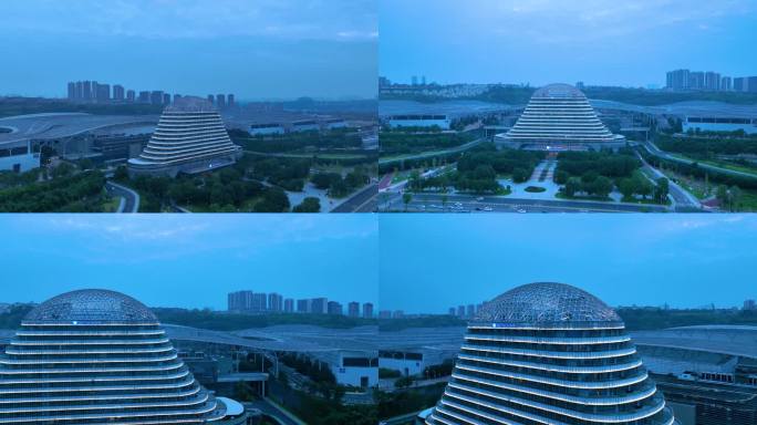 重庆国博中心悦来国际会展中心蓝调时刻