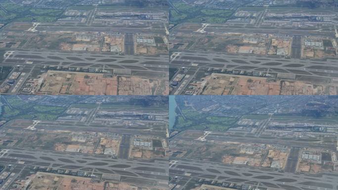 原创新加坡樟宜机场俯拍2K直出