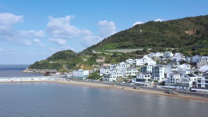 4K航拍 唯美海滩 海岸线 海岛 夏天