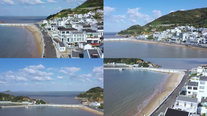 4K航拍 唯美海滩 海岸线 海岛 夏天