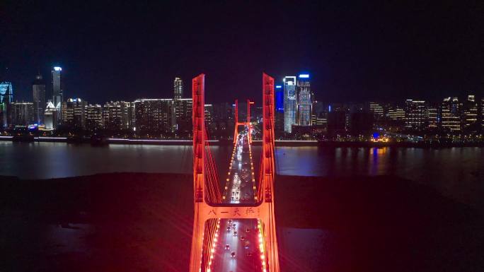 八一桥 夜景 城市夜景 南昌