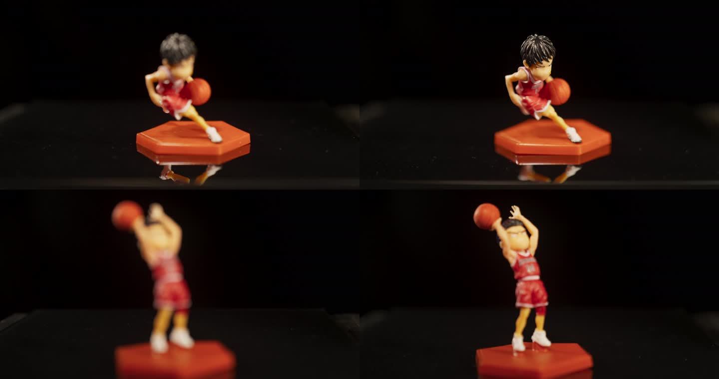国产卡通玩偶篮球运动公仔展品实拍素材
