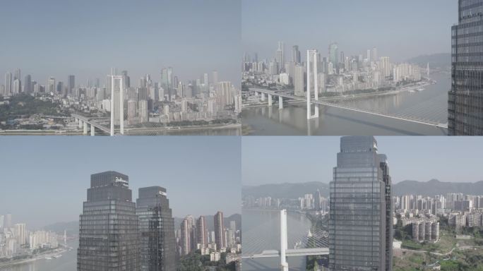 【4k】重庆长江国际航拍素材