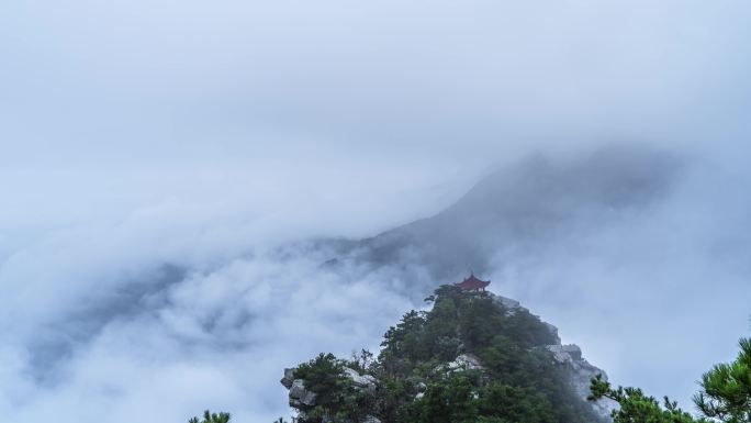 庐山观云亭云海（独家授权）