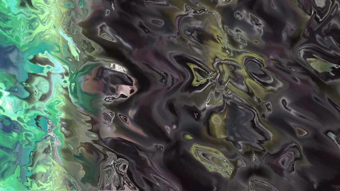 渲染酸性金属流体创造力抽象艺术背景26