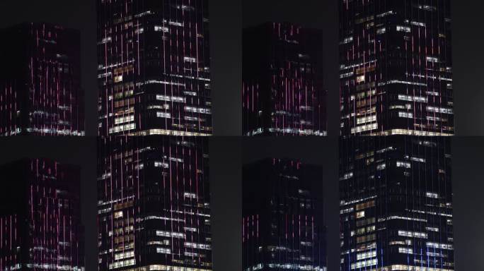 高端写字楼 深夜灯火通明4