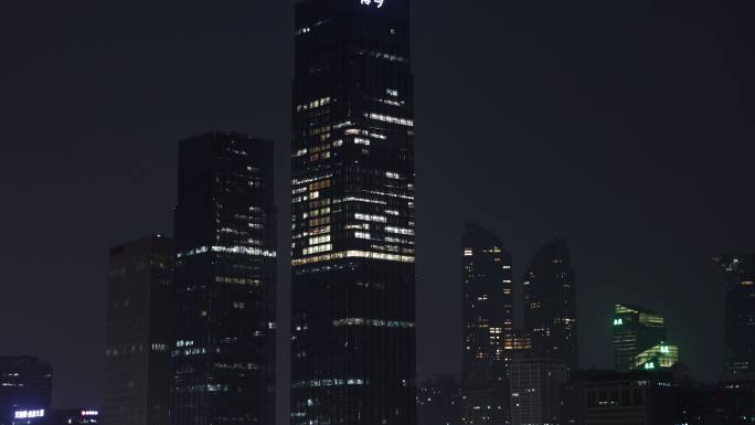 高端写字楼 深夜加班素材