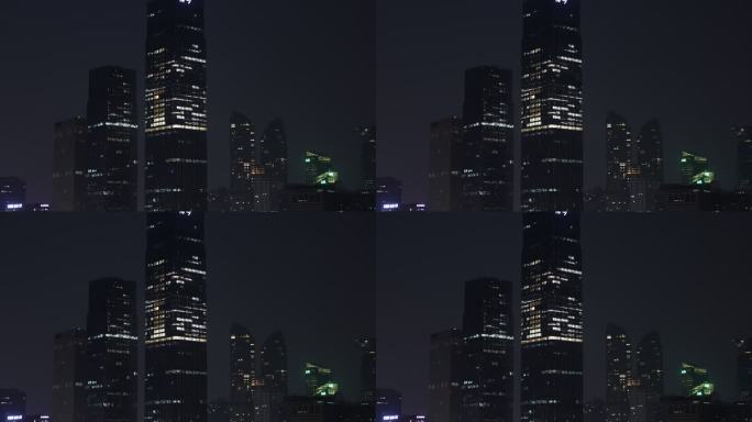 高端写字楼 深夜加班素材