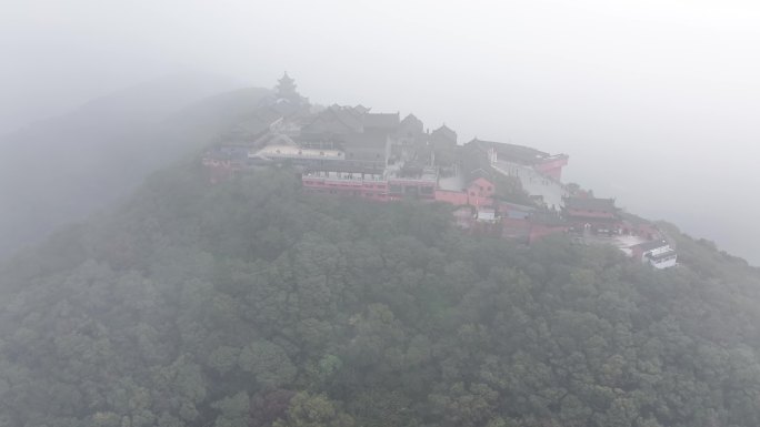 4K-Log-航拍道教茅山九霄万福宫