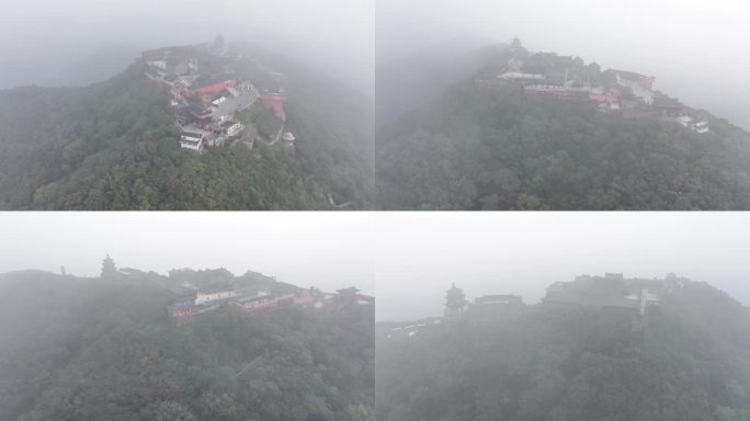 4K-Log-航拍道教茅山九霄万福宫