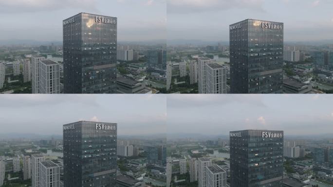 宁波城市宣传片，宁波金融硅谷，航拍4k