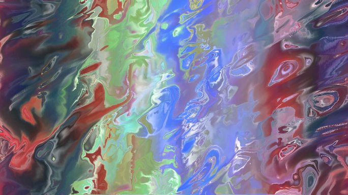 渲染酸性金属流体创造力抽象艺术背景24