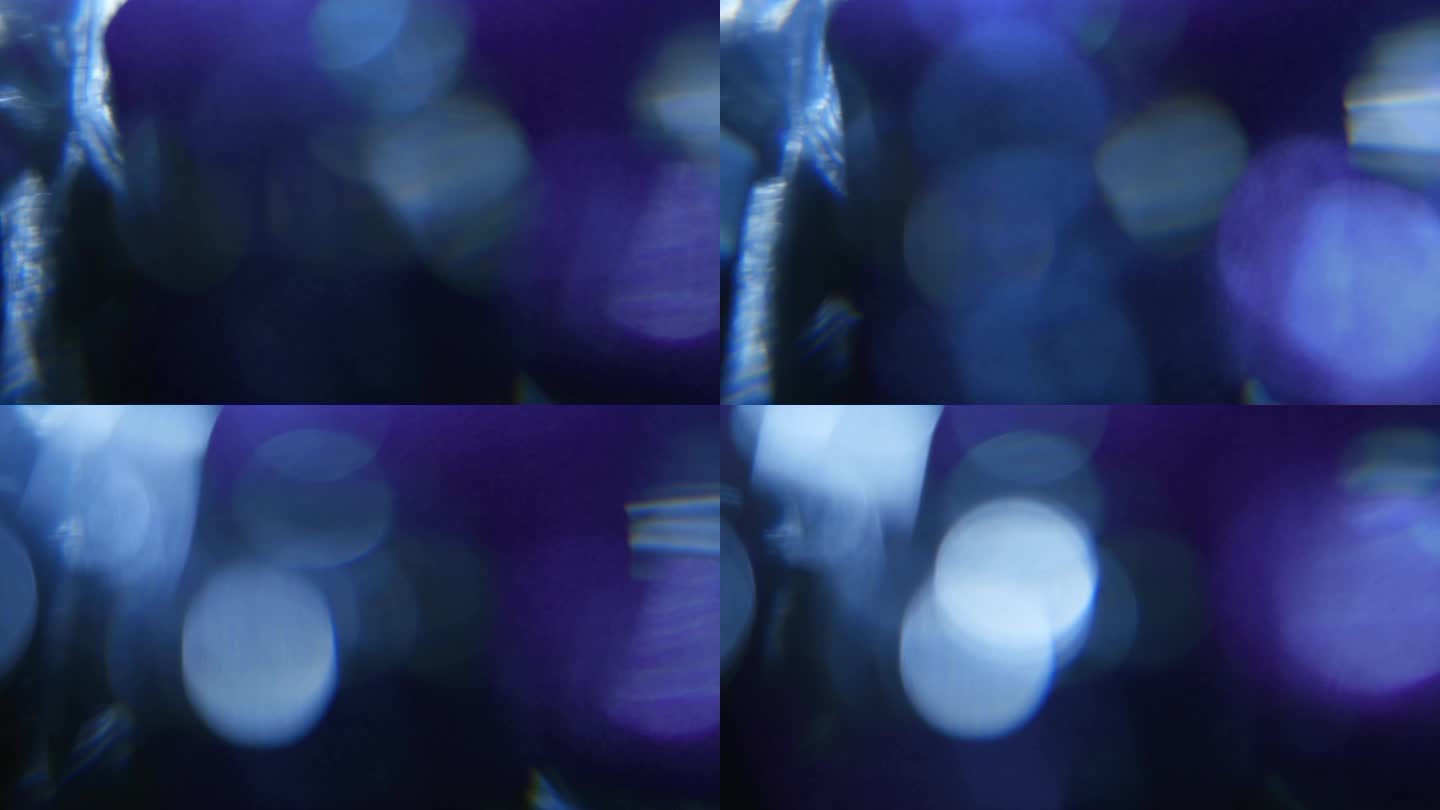 蓝色虚焦光斑视频素材