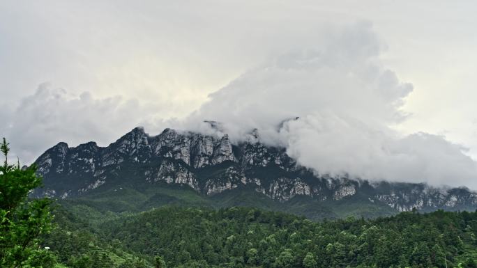 庐山五老峰云雾延时