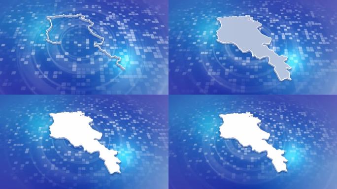 亚美尼亚3D地图介绍
