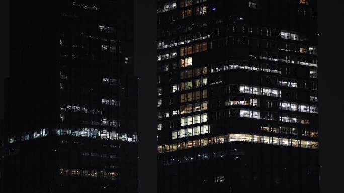 高端写字楼 深夜灯火通明7