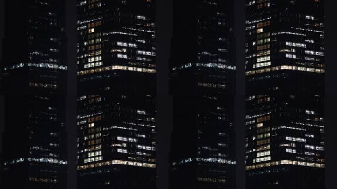 高端写字楼 深夜灯火通明7