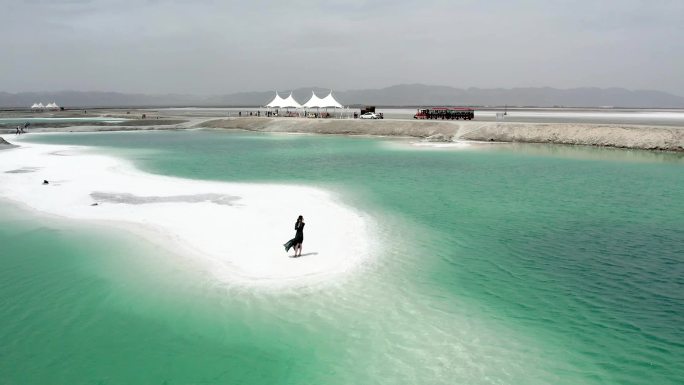 大柴旦翡翠湖 航拍