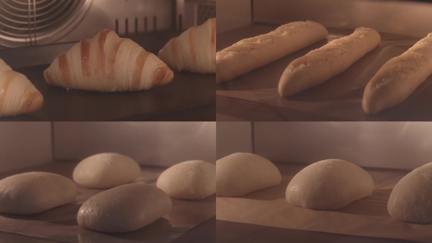 面包糕点制作烘焙延时4k高清实拍精美视频