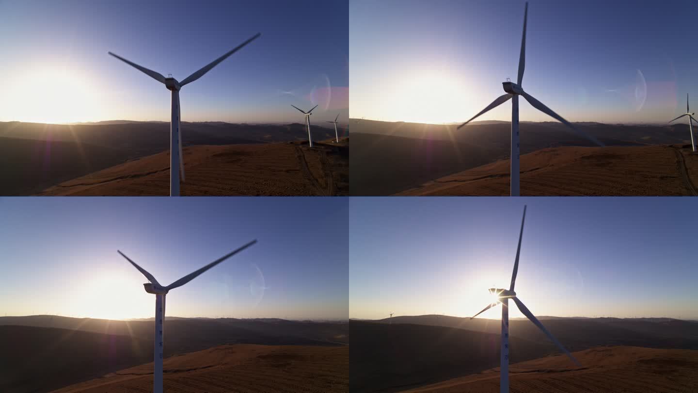高原上的风力发电
