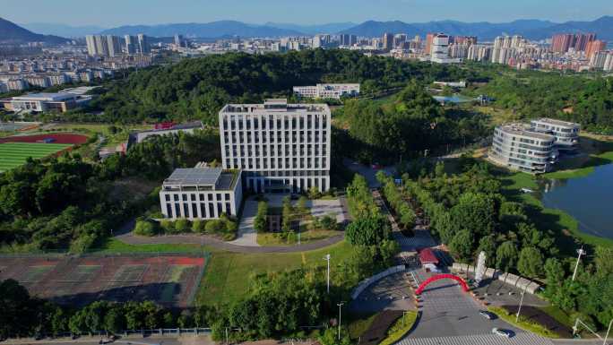 航拍福州大学旗山校区