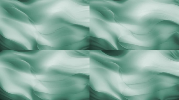 绿色抽象波纹